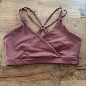 Core 10 brown cut out sport yoga Bra size medium